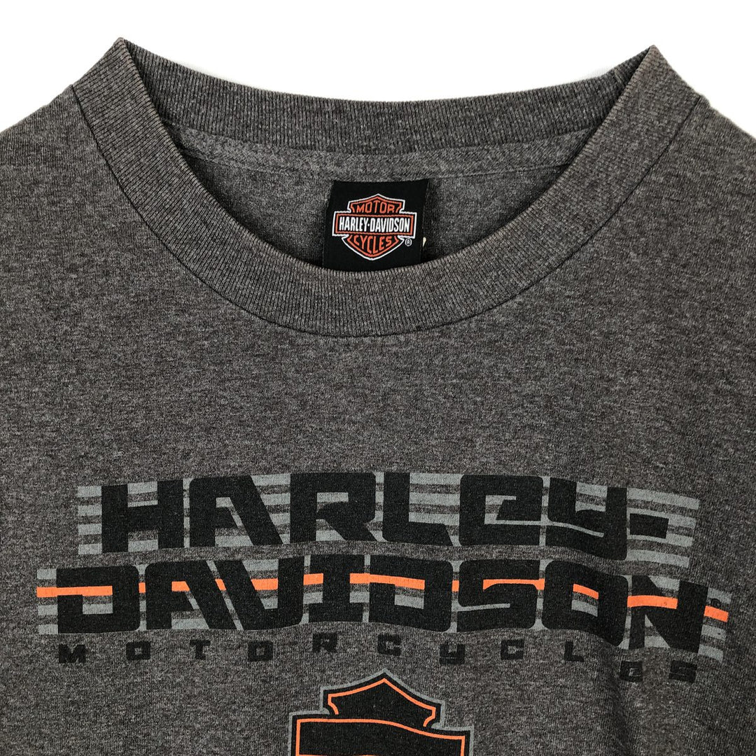 Harley-Davidson Motorcycle Bike T-shirt, Men's XL size cotton Charcoal Vintage Second Hand