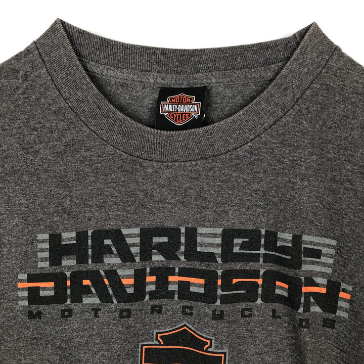 Harley-Davidson Motorcycle Bike T-shirt, Men's XL size cotton Charcoal Vintage Second Hand