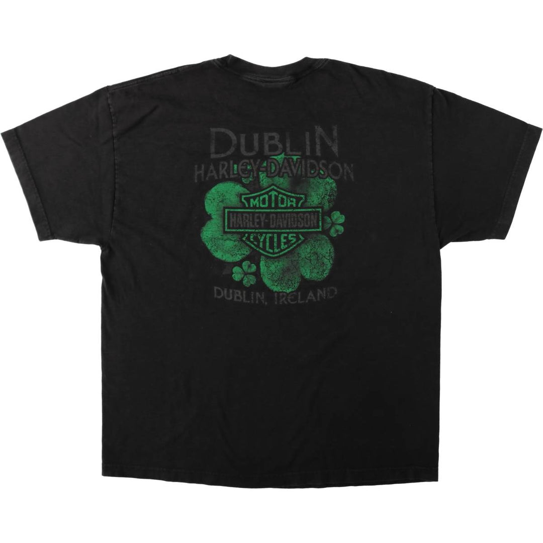 Harley-Davidson Motorcycle Bike T-shirt, Men's XL size cotton black type Vintage Second Hand