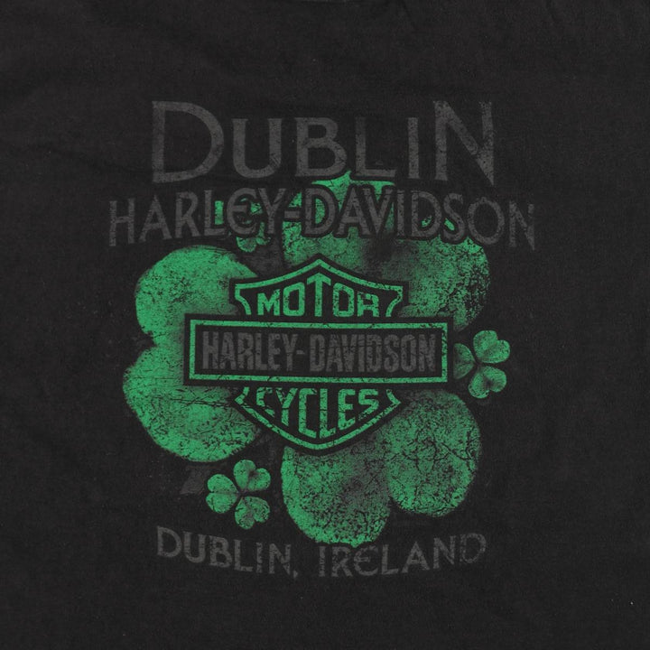 Harley-Davidson Motorcycle Bike T-shirt, Men's XL size cotton black type Vintage Second Hand