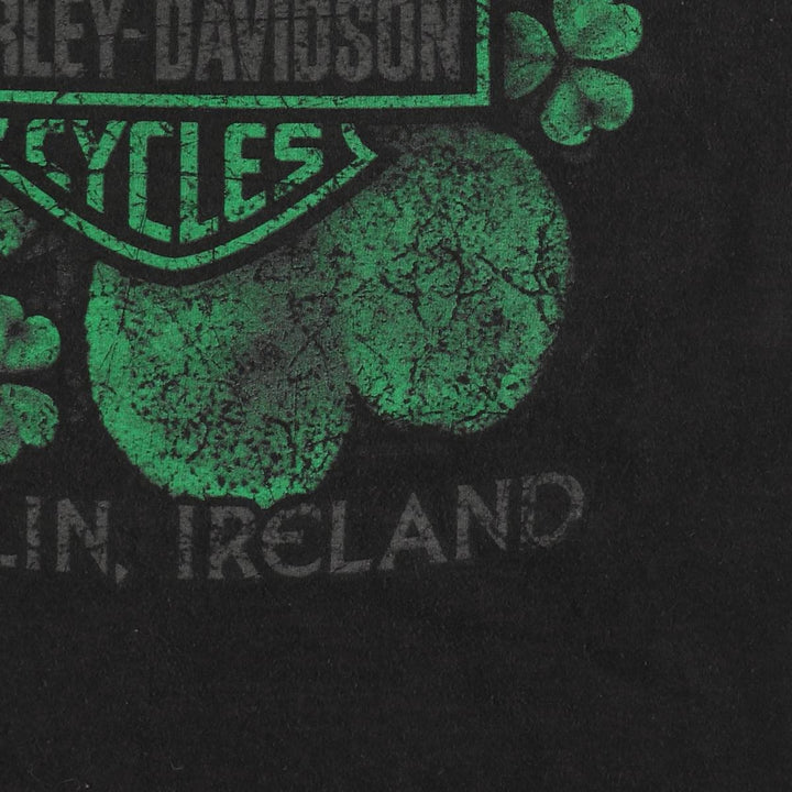 Harley-Davidson Motorcycle Bike T-shirt, Men's XL size cotton black type Vintage Second Hand