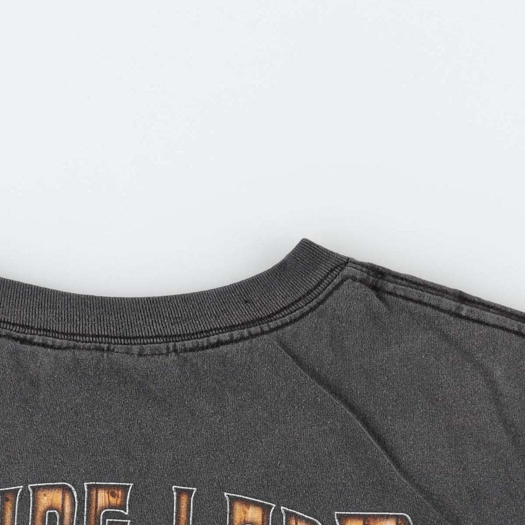 Harley-Davidson Skull Pattern Motorcycle Bike T-shirt Men's XL unclear black type Vintage Second Hand