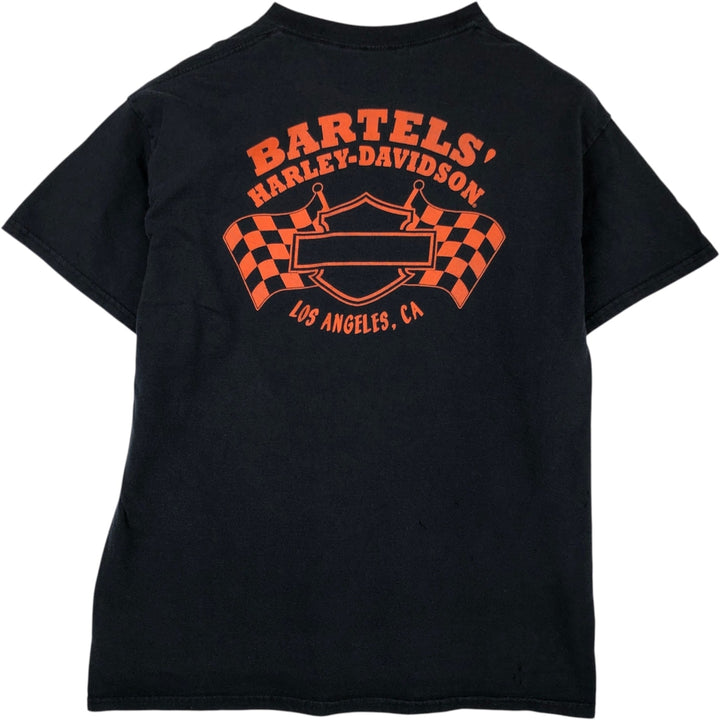 Harley-Davidson Motorcycle Bike T-shirt, Men's Size L cotton black type Vintage Second Hand