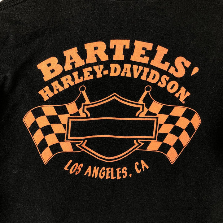 Harley-Davidson Motorcycle Bike T-shirt, Men's Size L cotton black type Vintage Second Hand