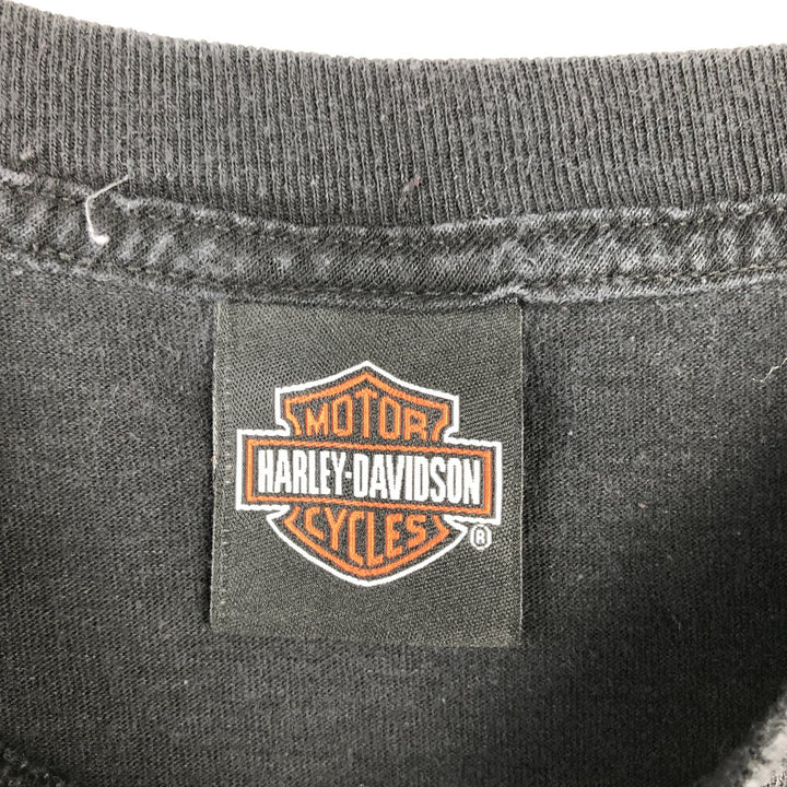 Harley-Davidson Pin-up Girl Motorcycle Bike T-shirt, Men's XL unclear black type Vintage Second Hand