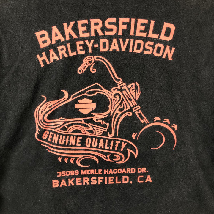 Harley-Davidson Pin-up Girl Motorcycle Bike T-shirt, Men's XL unclear black type Vintage Second Hand