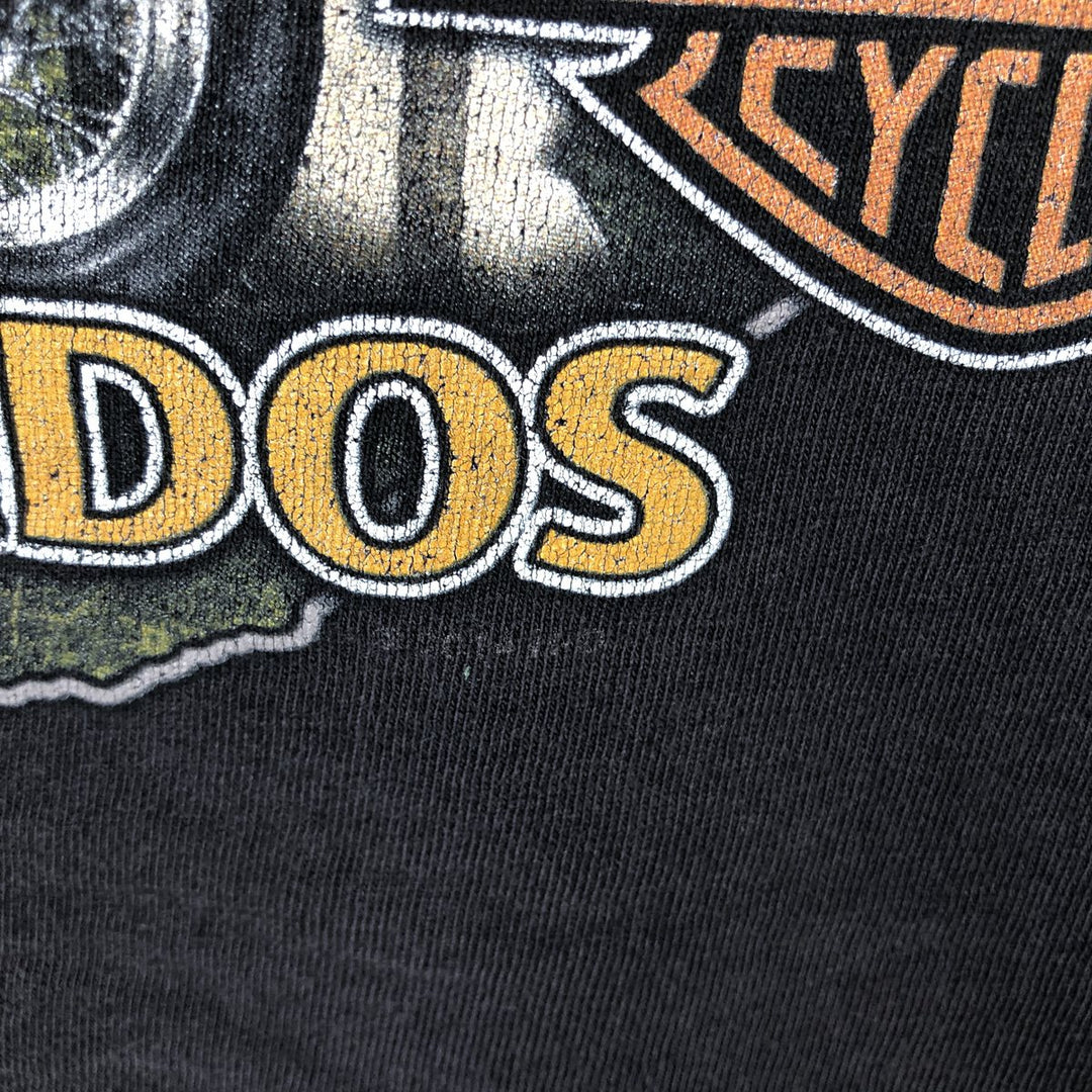 Harley-Davidson Eagle Pattern Motorcycle Bike T-shirt Men's XXL unclear black type Vintage Second Hand