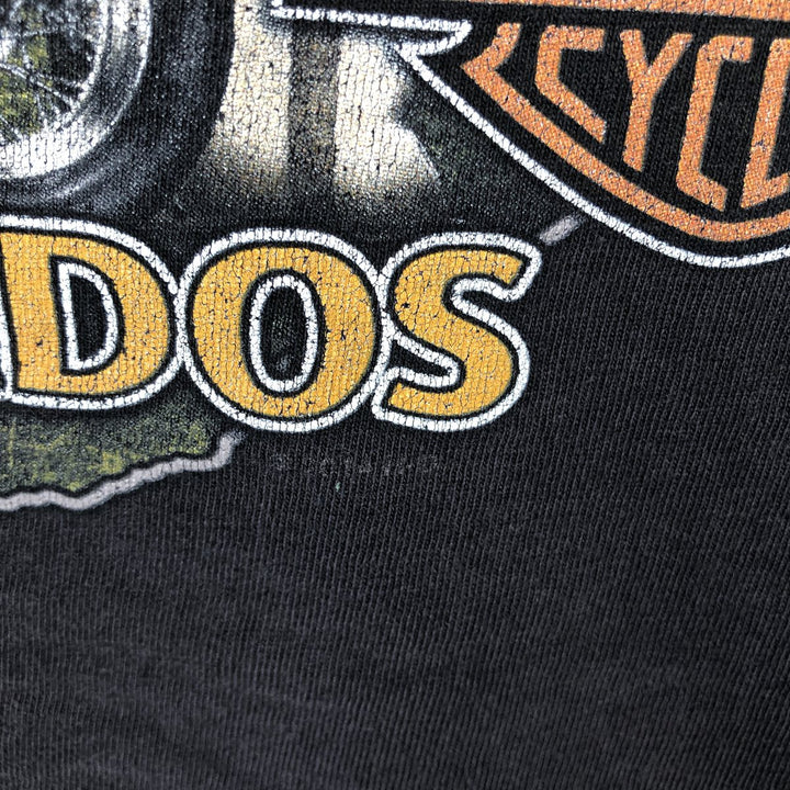 Harley-Davidson Eagle Pattern Motorcycle Bike T-shirt Men's XXL unclear black type Vintage Second Hand