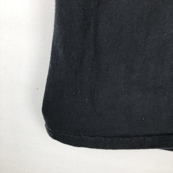 Harley-Davidson Skull Pattern Motorcycle Bike T-shirt Men's L size unclear black type Vintage Second Hand