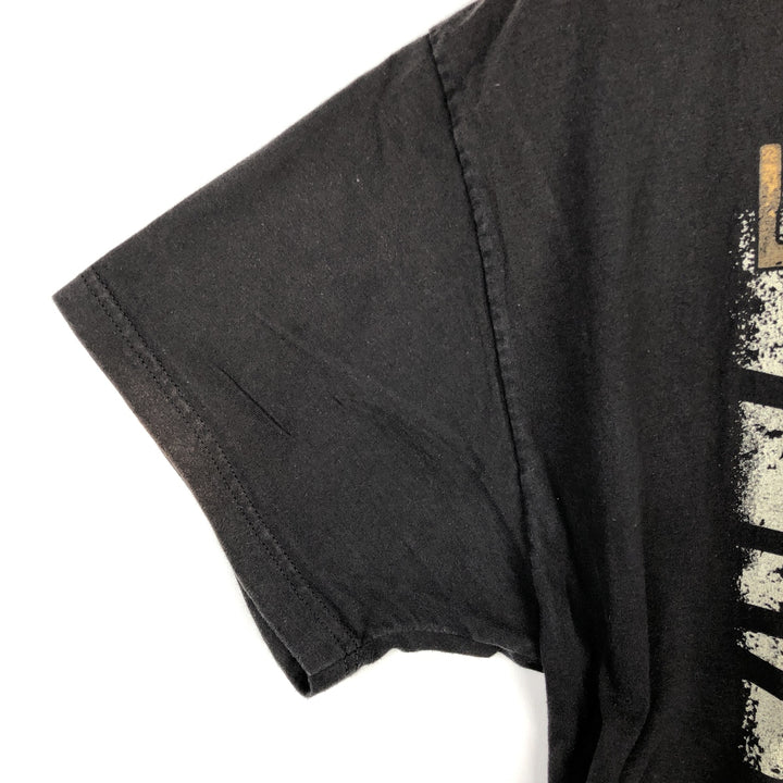 Harley-Davidson Skull Pattern Motorcycle Bike T-shirt Men's XL cotton black type Vintage Second Hand