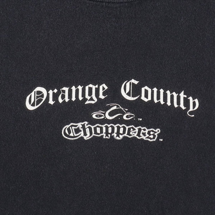 TENNESSEE RIVER Orange County Choppers Motorcycle Bike T-Shirt, Men's Size L (approx.) cotton black type Vintage Second Hand