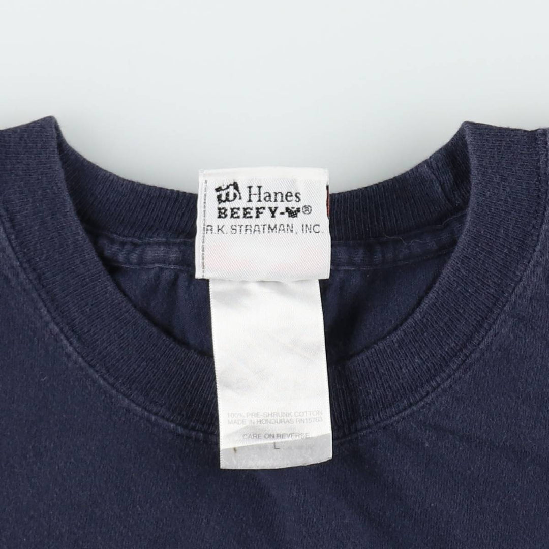 Harley-Davidson Motorcycle Bike T-shirt, Men's Size L cotton navy blue type Vintage Second Hand