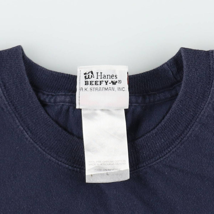 Harley-Davidson Motorcycle Bike T-shirt, Men's Size L cotton navy blue type Vintage Second Hand