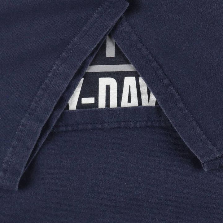Harley-Davidson Motorcycle Bike T-shirt, Men's Size L cotton navy blue type Vintage Second Hand