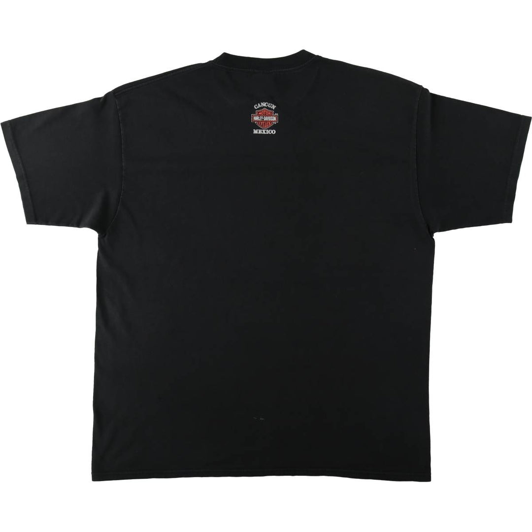 Harley-Davidson Motorcycle Bike T-shirt, Men's XXL cotton black type Vintage Second Hand