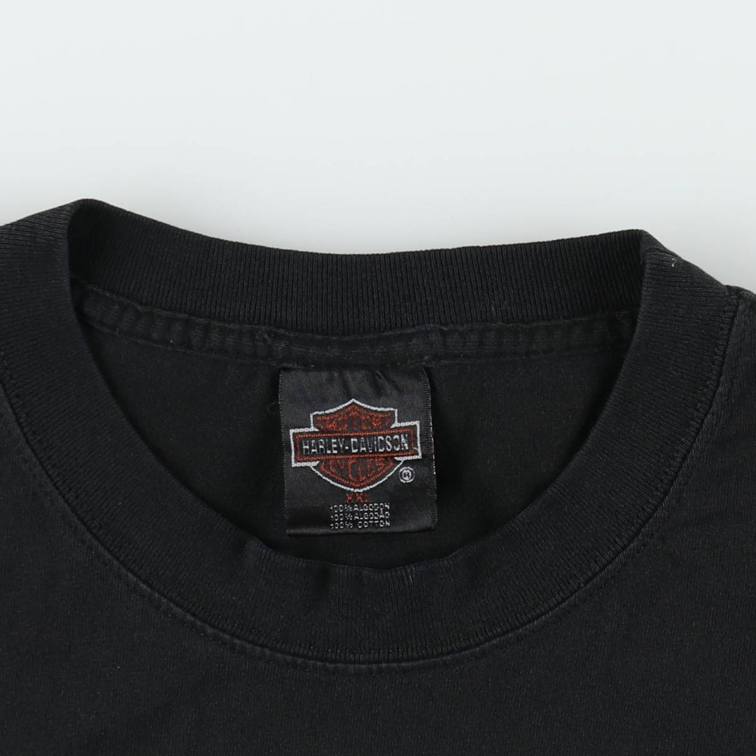 Harley-Davidson Motorcycle Bike T-shirt, Men's XXL cotton black type Vintage Second Hand