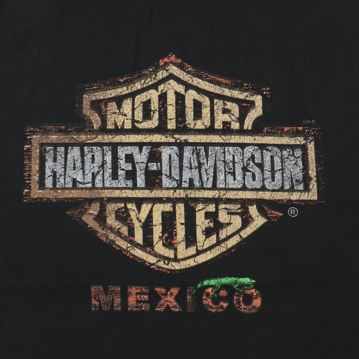 Harley-Davidson Motorcycle Bike T-shirt, Men's XXL cotton black type Vintage Second Hand