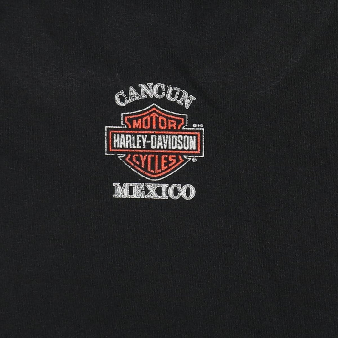 Harley-Davidson Motorcycle Bike T-shirt, Men's XXL cotton black type Vintage Second Hand