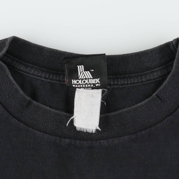 00'S Harley-Davidson Motorcycle Bike T-shirt Men's XL size cotton black type Vintage Second Hand