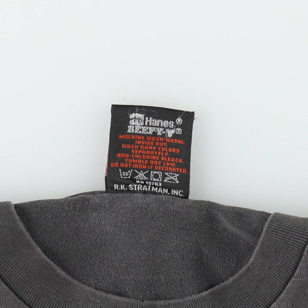 Harley-Davidson Motorcycle Bike T-shirt Made in USA Men's M size cotton Charcoal Vintage Second Hand