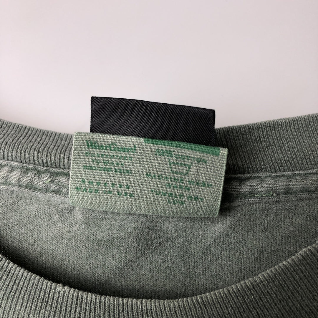 Harley-Davidson Motorcycle Bike T-shirt Made in USA Men's XL cotton Green type dark green Vintage Second Hand