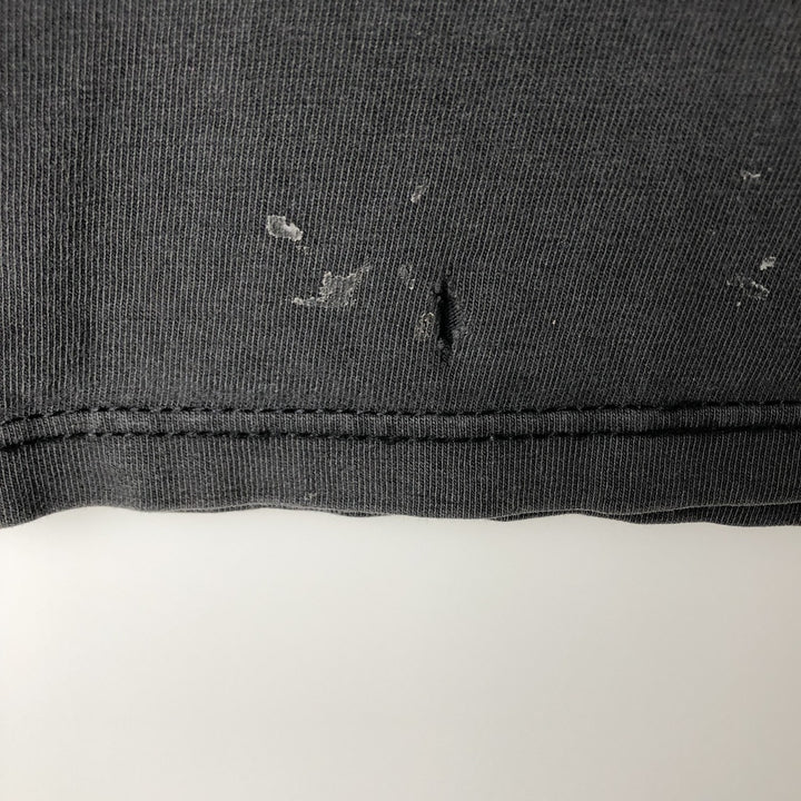 00'S Harley-Davidson Wolf Pattern Eagle Pattern Motorcycle Bike T-shirt Men's M size unclear black type Vintage Second Hand