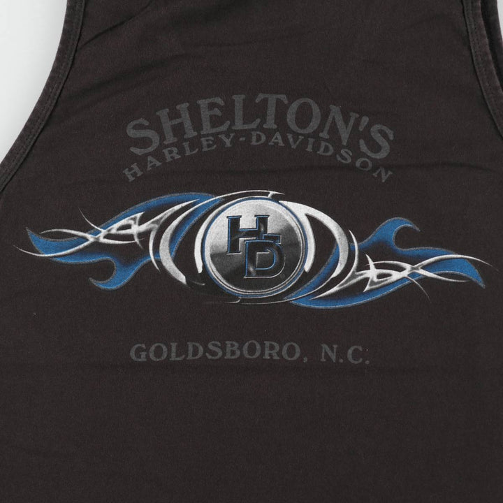 2000'S Harley-Davidson Tribal Thunder Sleeveless Motorcycle T-Shirt (Men's Size M) unclear black type Vintage Second Hand