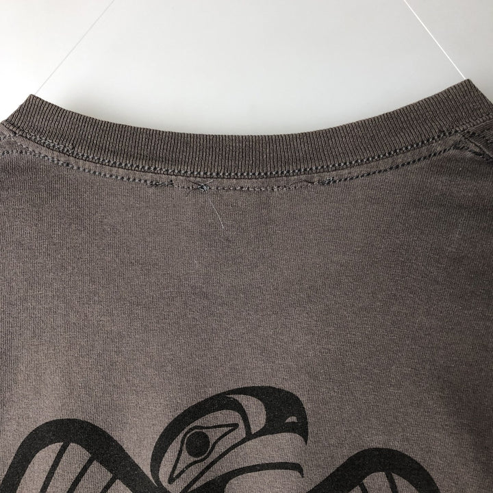 2000'S Harley-Davidson Motorcycle T-Shirt, Made in Canada, Men's Size L (approx.) cotton Charcoal Vintage Second Hand