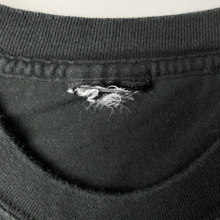 00'S Harley-Davidson Motorcycle Bike T-shirt Men's M size unclear black type Vintage Second Hand