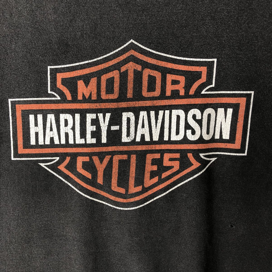 90'S Harley-Davidson Motorcycle Bike T-shirt Made in USA Men's M Vintage cotton black type Vintage Second Hand