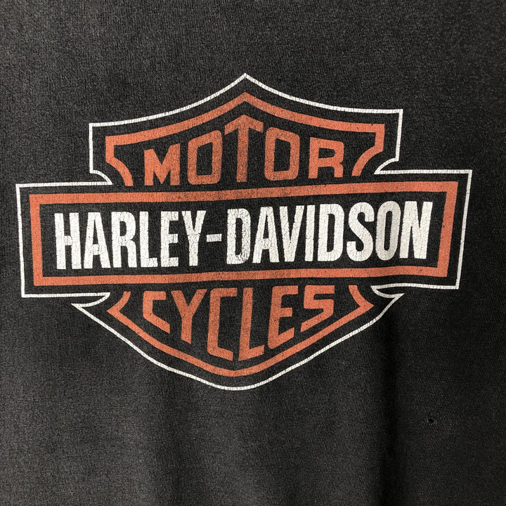 90'S Harley-Davidson Motorcycle Bike T-shirt Made in USA Men's M Vintage cotton black type Vintage Second Hand