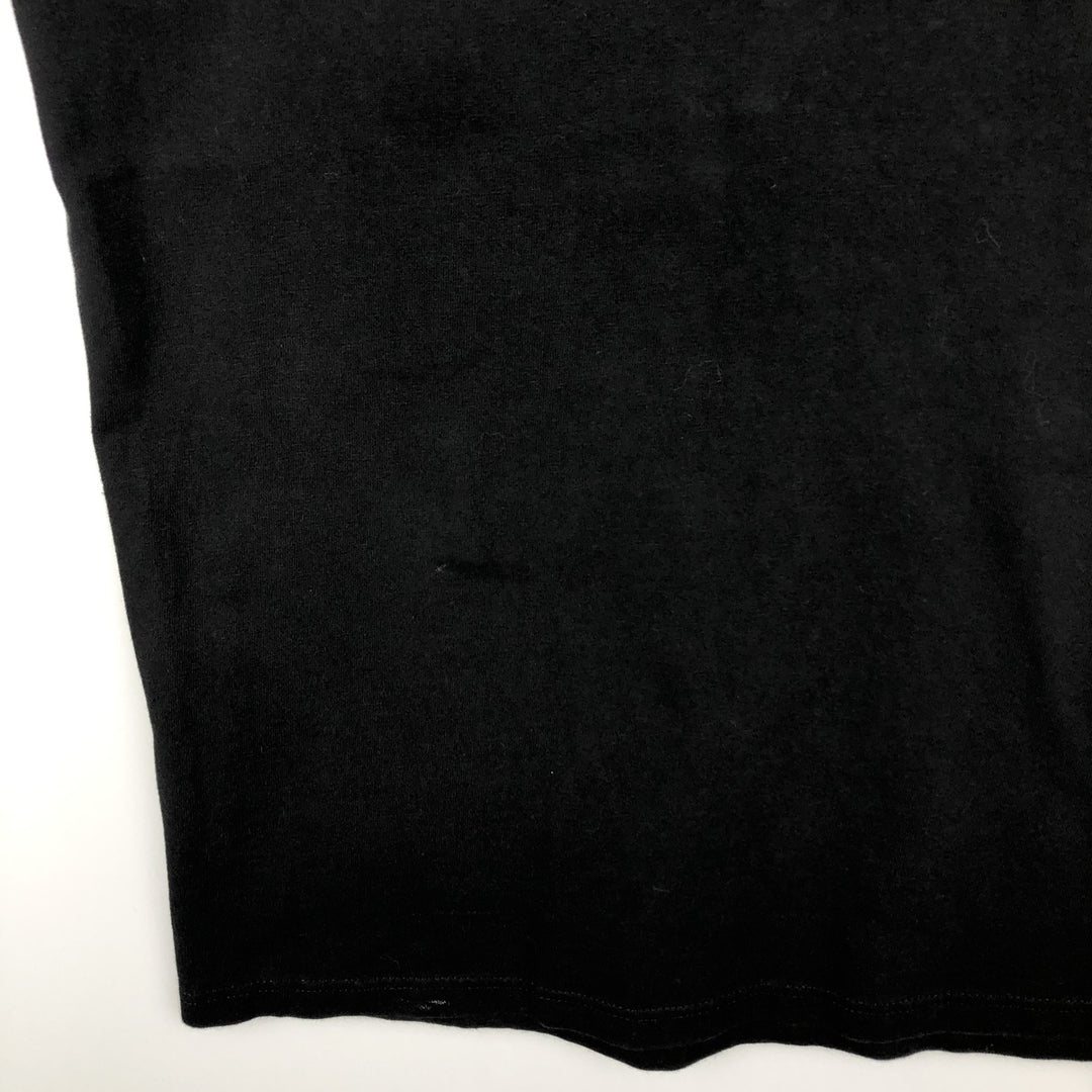 90'S Harley-Davidson American flag pattern motorcycle t-shirt, made in USA, men's size M equivalent, vintage. cotton black type Vintage Second Hand