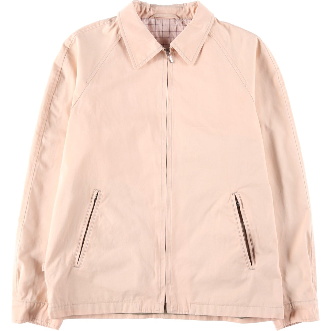 Marks and Spencer Swing Top Sports Jacket, Men's Size M (approx.) cotton pink type Vintage Second Hand
