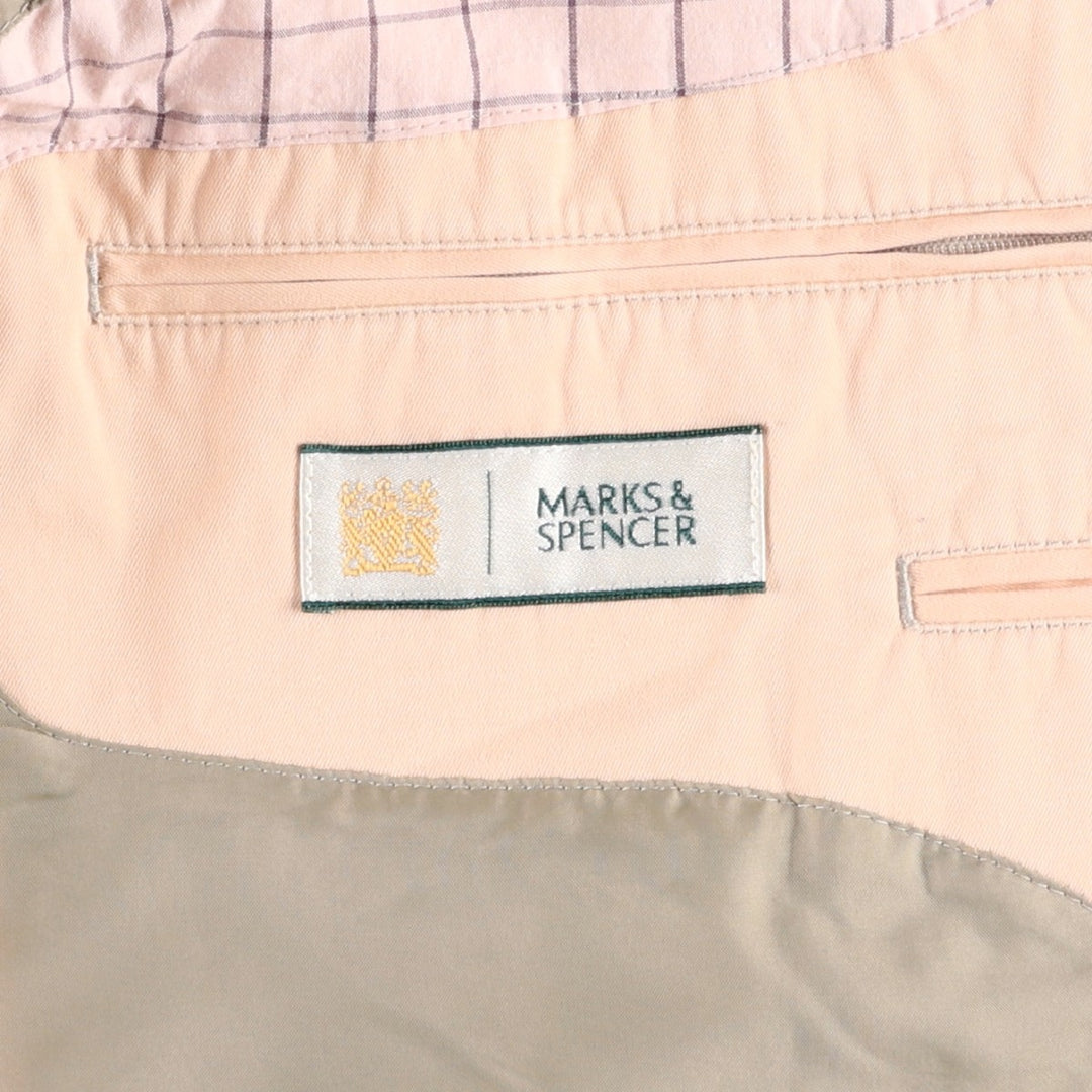 Marks and Spencer Swing Top Sports Jacket, Men's Size M (approx.) cotton pink type Vintage Second Hand