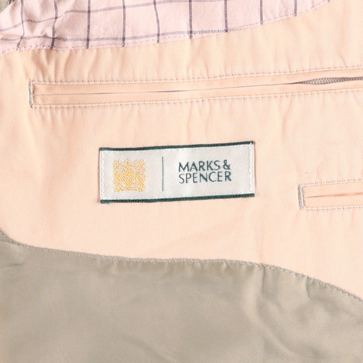 Marks and Spencer Swing Top Sports Jacket, Men's Size M (approx.) cotton pink type Vintage Second Hand
