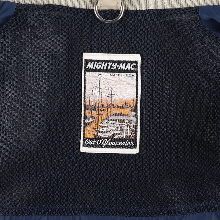 70'S MIGHTY-MAC Harrington Jacket Swing Top, Made in USA, Men's XL equivalent. unclear Khaki type beige Vintage Second Hand