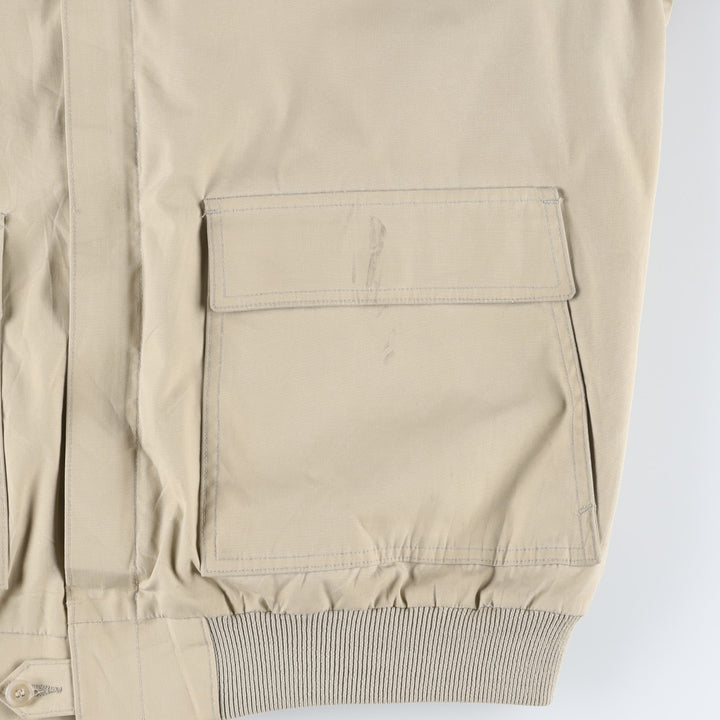 70'S MIGHTY-MAC Harrington Jacket Swing Top, Made in USA, Men's XL equivalent. unclear Khaki type beige Vintage Second Hand