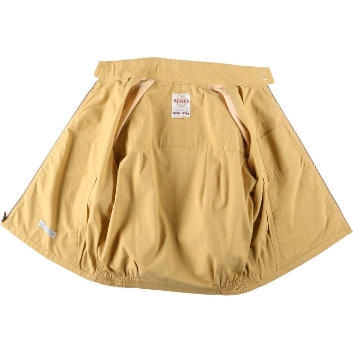 1960'S Peters Harrington Jacket Swing Top, Men's XL equivalent. polyester yellow type Vintage Second Hand