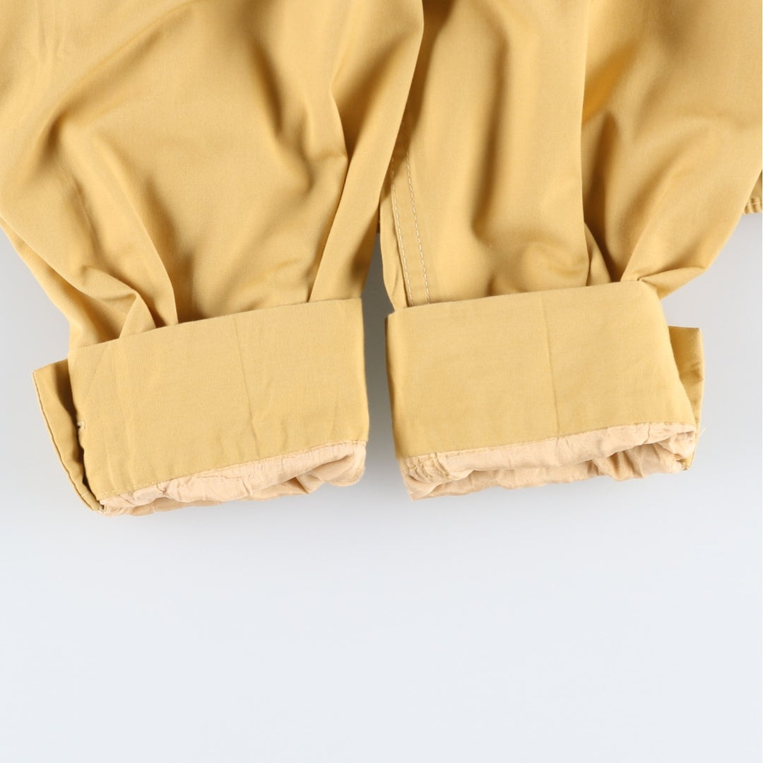 1960'S Peters Harrington Jacket Swing Top, Men's XL equivalent. polyester yellow type Vintage Second Hand