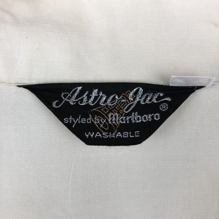 Astro-Jac Marlboro Swing Top Sports Jacket, Men's Size L (Equivalent), Vintage unclear unbleached Vintage Second Hand