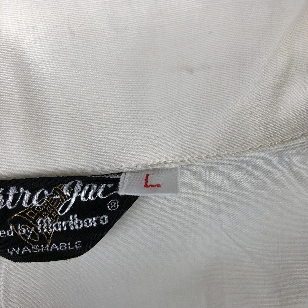 Astro-Jac Marlboro Swing Top Sports Jacket, Men's Size L (Equivalent), Vintage unclear unbleached Vintage Second Hand