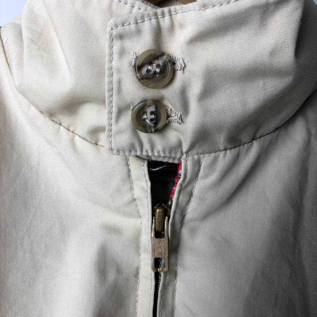 1970'S English Squire Harrington Jacket Swing Top, Made in USA, Men's Size L unclear Beige type Vintage Second Hand