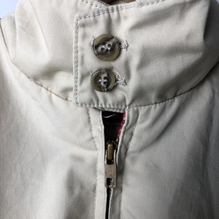 1970'S English Squire Harrington Jacket Swing Top, Made in USA, Men's Size L unclear Beige type Vintage Second Hand