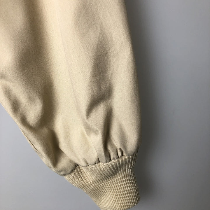 1970'S English Squire Harrington Jacket Swing Top, Made in USA, Men's Size L unclear Beige type Vintage Second Hand