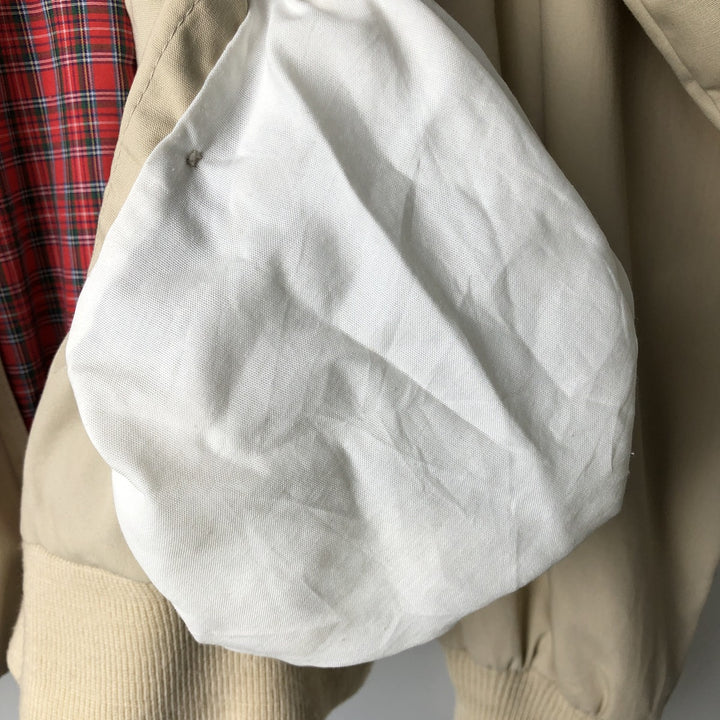 1970'S English Squire Harrington Jacket Swing Top, Made in USA, Men's Size L unclear Beige type Vintage Second Hand