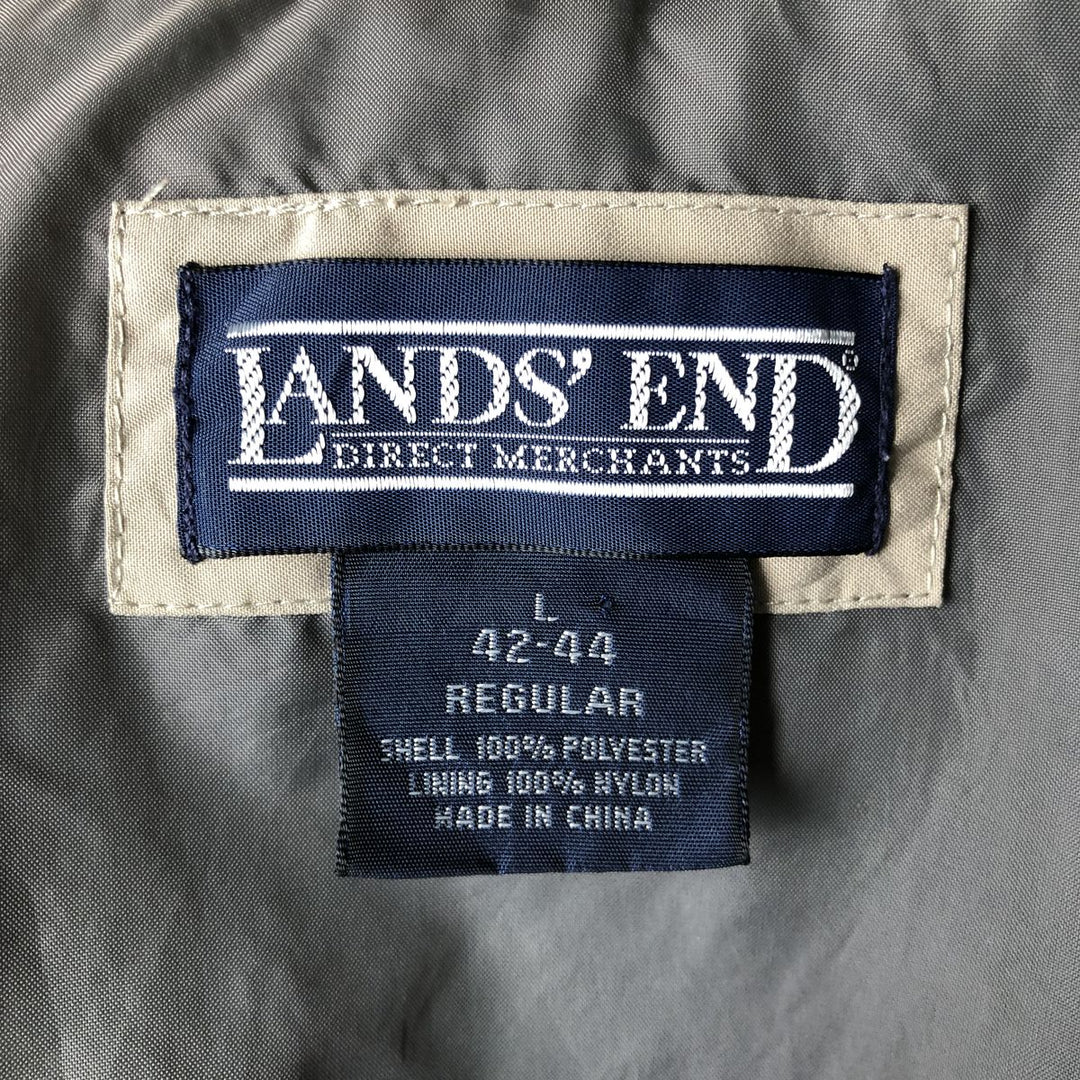 Lands' End GORE-TEX Harrington Jacket Swing Top (Men's Size L equivalent) polyester Beige type Vintage Second Hand