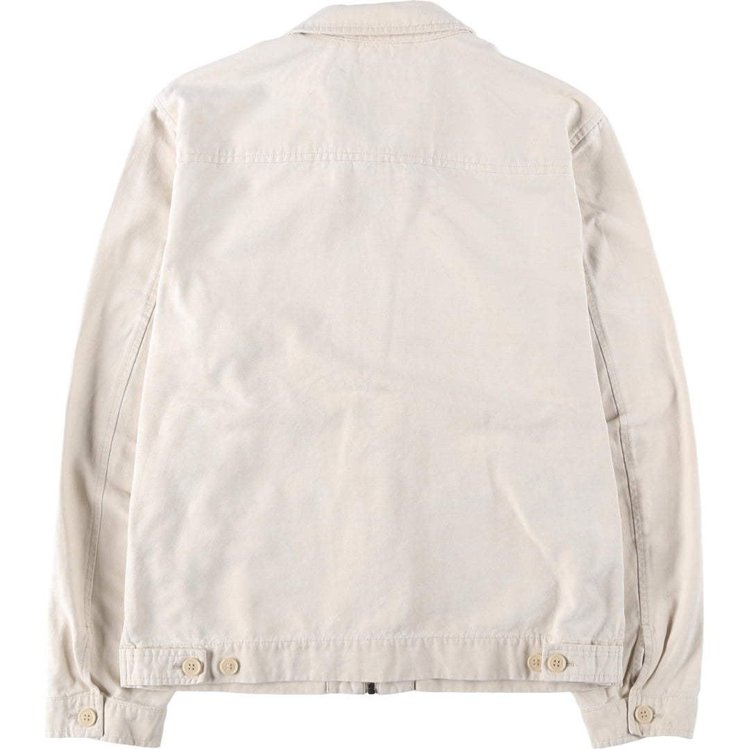 Lacoste Swing Top Sports Jacket, Men's XXL cotton ivory Vintage Second Hand