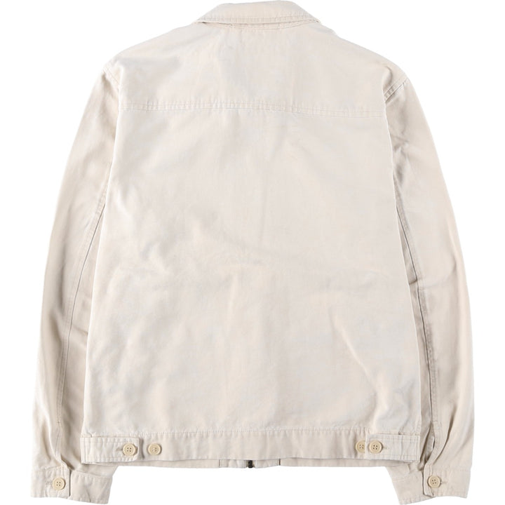 Lacoste Swing Top Sports Jacket, Men's XXL cotton ivory Vintage Second Hand