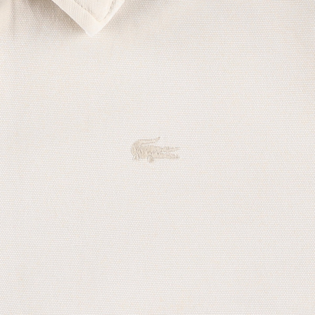 Lacoste Swing Top Sports Jacket, Men's XXL cotton ivory Vintage Second Hand