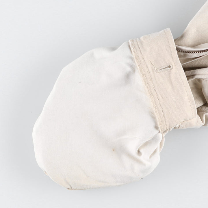 Lacoste Swing Top Sports Jacket, Men's XXL cotton ivory Vintage Second Hand